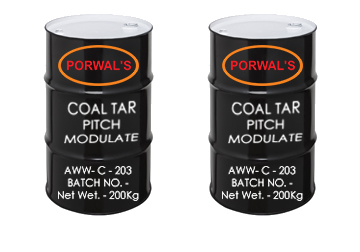 Coal tar pitch modulate